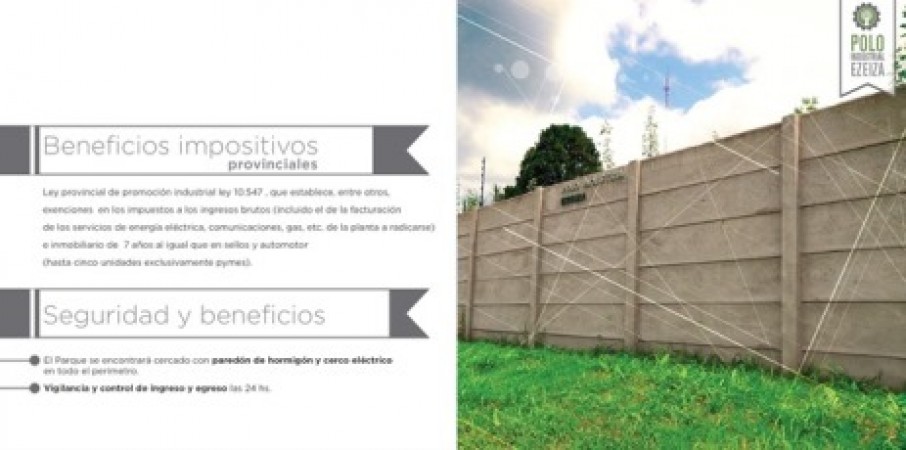 POLO INDUSTRIAL EZEIZA - Venta Lote